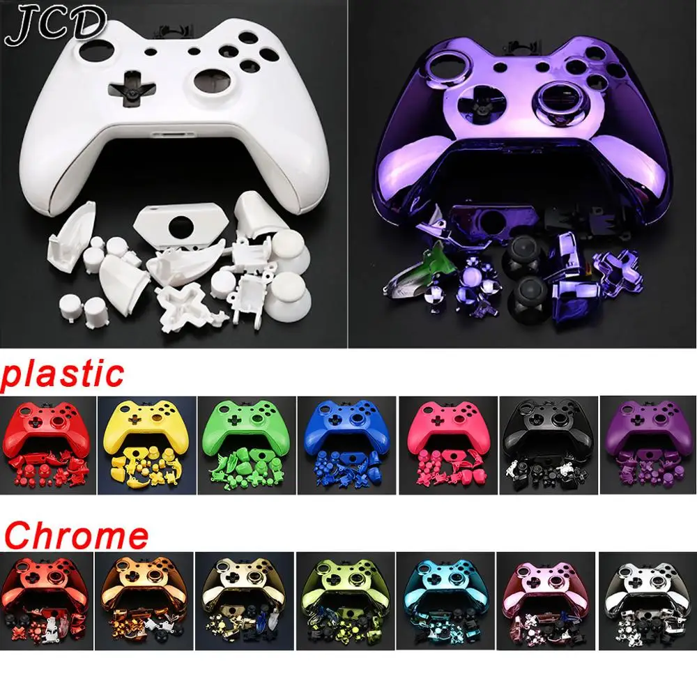 JCD Wireless Controller shell kit Housing Shell Full Set Faceplates Buttons and Inner Frame for