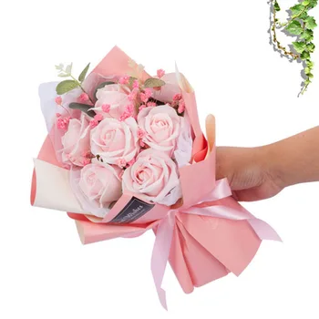

Starry Sky Bouquet Silk Roses Bract Artificial Flower DIY Home Christmas Decor Flowers Wedding Bride Rose Hand Holding Flowers