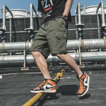 

2020 New Trend Men Cargo Shorts Summer Man Streetwear Male Casual Joggers Short Pants Knee Length Casual Tactical Shorts M-3XL