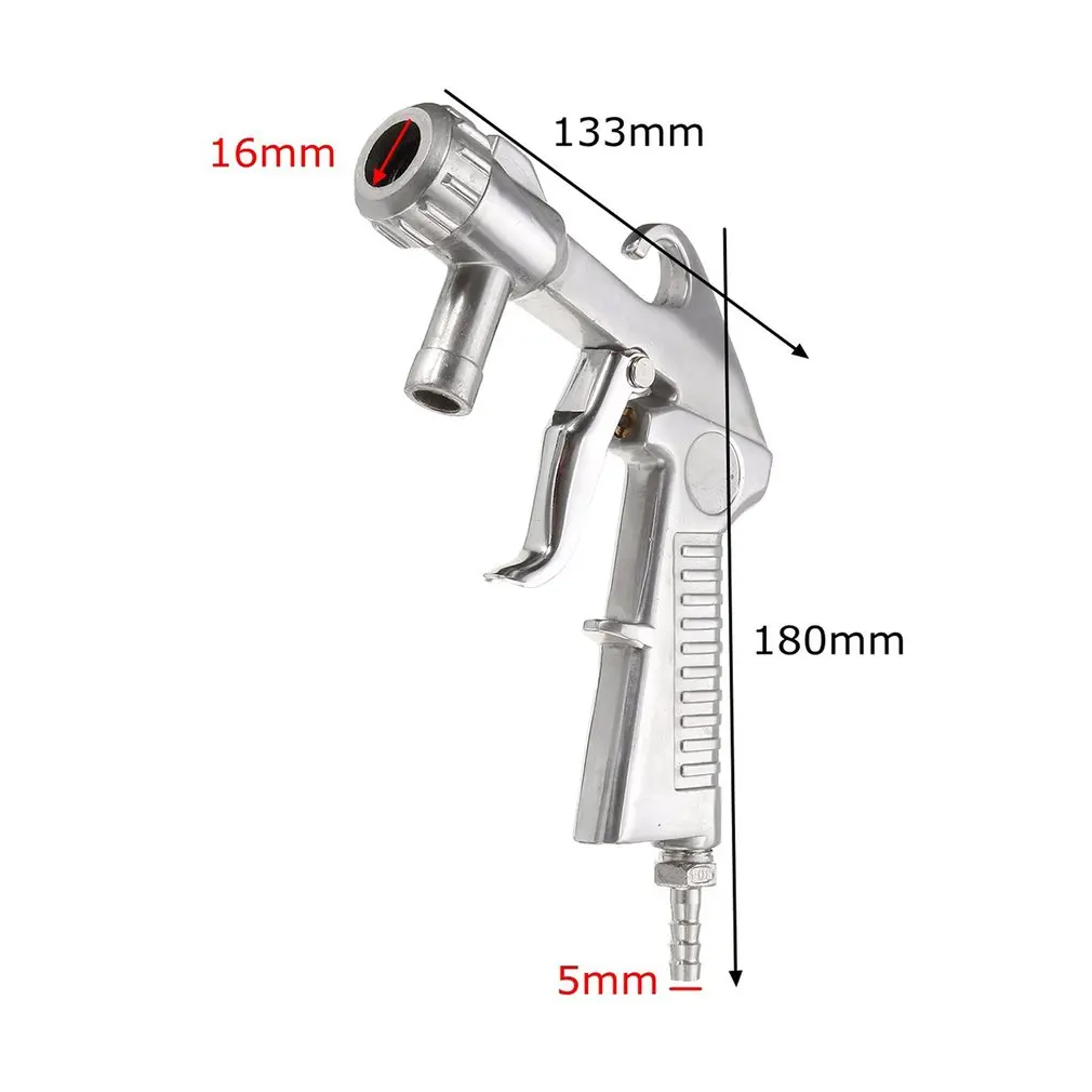 Air Sand Blaster Siphon Feed Blast Gun Sandblasting Gun Set with 4pcs Ceramic Tips for Abrasive Sand Blaster Blasting