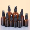 5/10/15/20/30/50 / 100ml Empty Amber Glass Portable Spray Bottle Sprayer Essential Oil Container 5-100ml Mini Spray Bottle 1