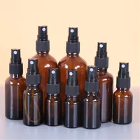 5/10/15/20/30/50 / 100ml Empty Amber Glass Portable Spray Bottle Sprayer Essential Oil Container 5-100ml Mini Spray Bottle 1