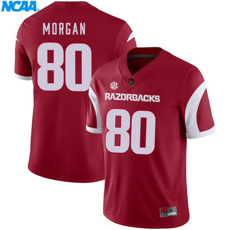 Новое поступление, высокое качество, Darren McFadden#5, Drew Morgan#80, Молодежная Футболка для колледжа, трикотажные изделия, S-XXXL - Цвет: 14