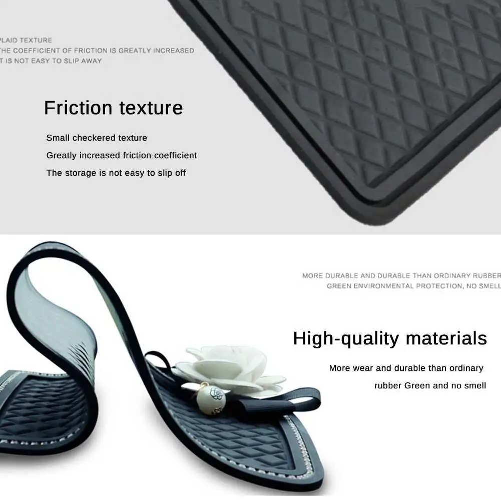 Car Anti-Skid Pad Car Interior Instrument Panel Decoration Mobile Phone Car Storage Mat High Temperature Mat Non-slip Mat