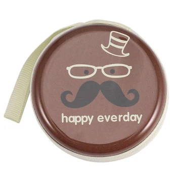 

Mini Box SD Card Storage Bag with zip Earphone Headset Carrying Case (Coffee)