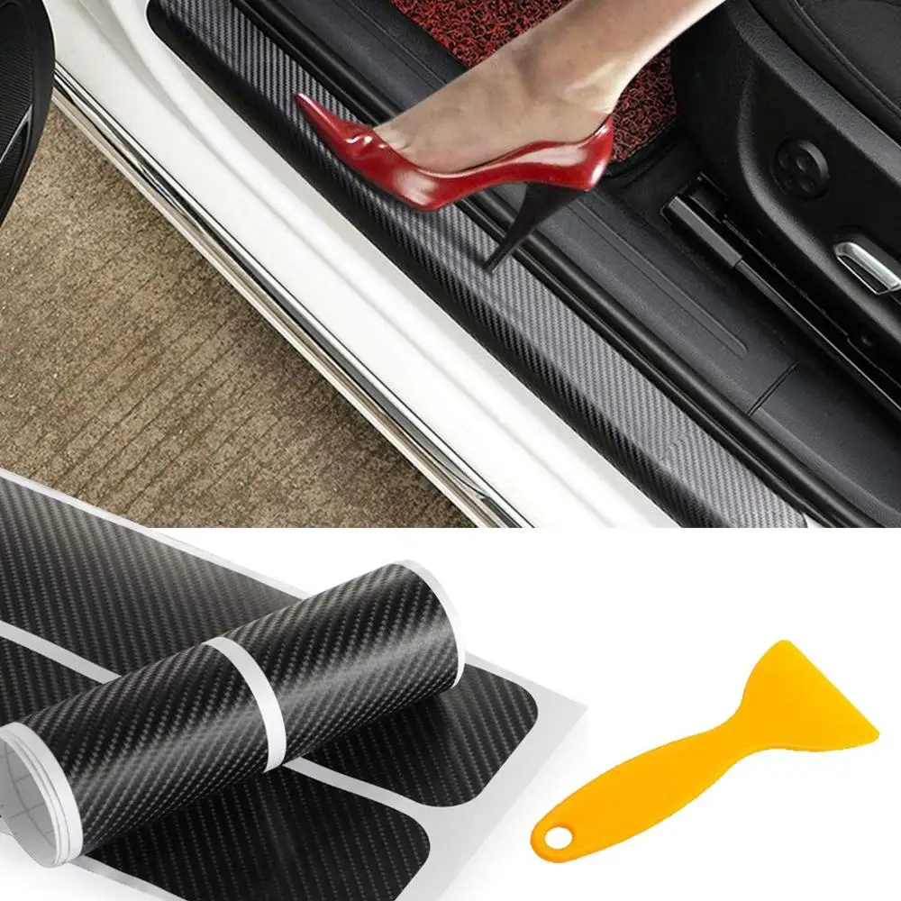 Car Door Sill Scuff Guard, Pedal Protect, Anti kick Scratch for