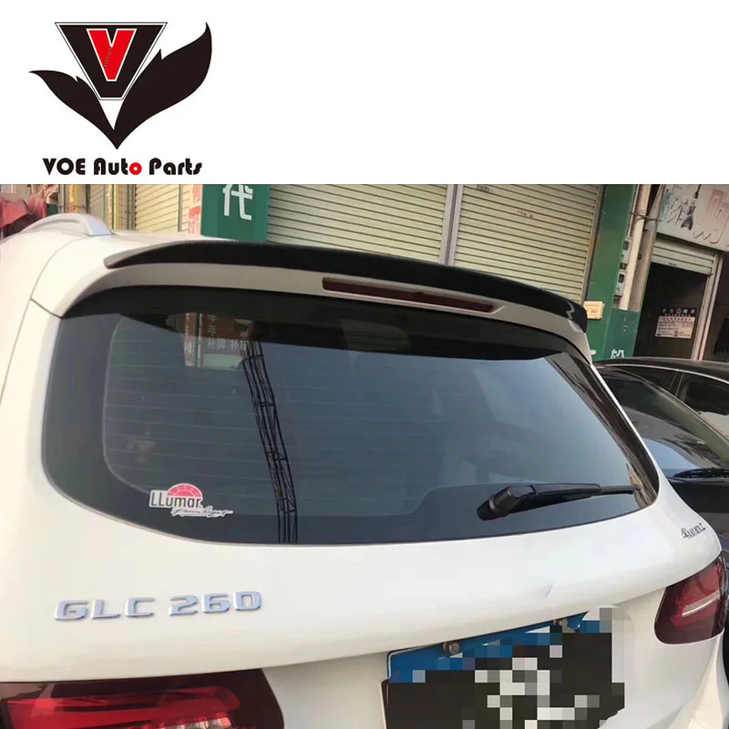 W253 GLC amg-стиль углеродного волокна глянцевый черный Автомобильный Стайлинг спойлер заднего крыла для Mercedes-Benz GLC W253 хэтчбек