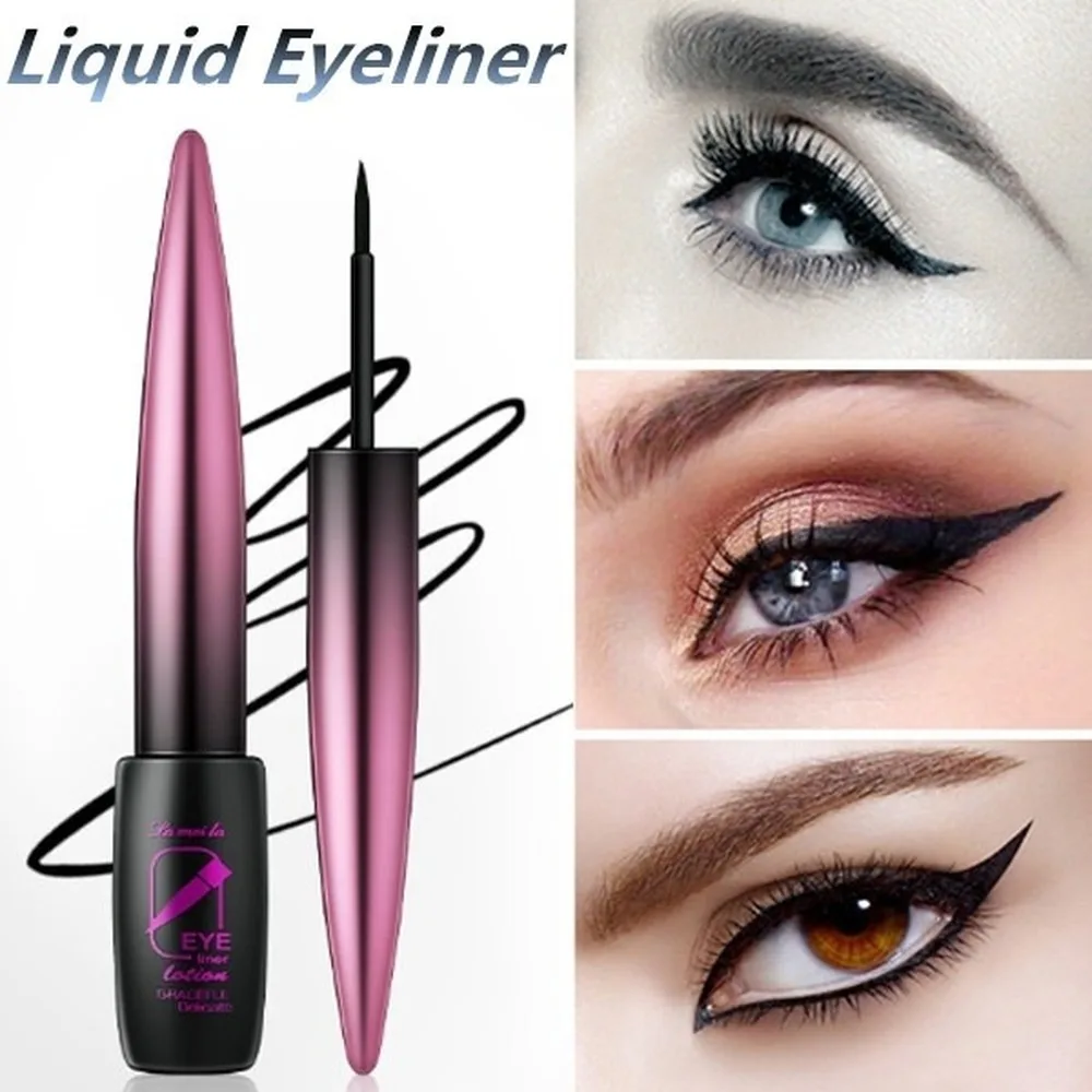 Maquillaje профессиональная Водонепроницаемая длинная жидкость длительного эффекта подводка для глаз карандаш быстросохнущая Sweatproof не Цветущая подводка для глаз Косметика