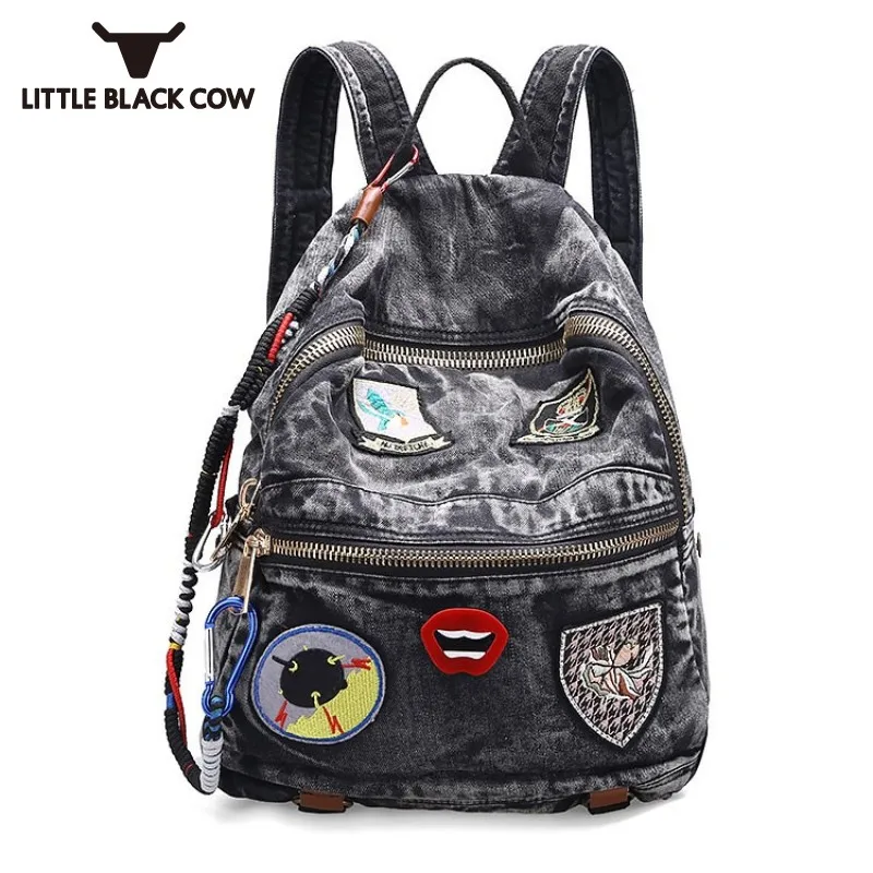 cute denim backpacks