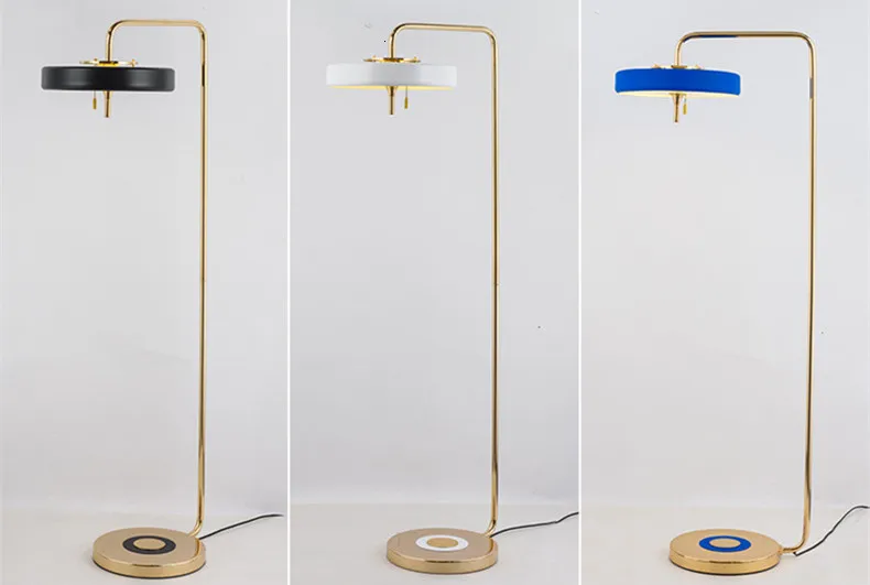 Modern American Wrought Iron Floor Lamp Bedside Study Room floor lamps for living room