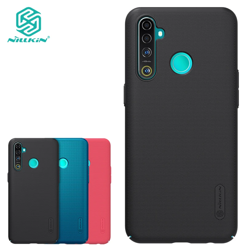 Nillkin матовый чехол для Realme 5 Pro Супер матовый защитный ультратонкий чехол для мобильного телефона ПК Жесткий Чехол