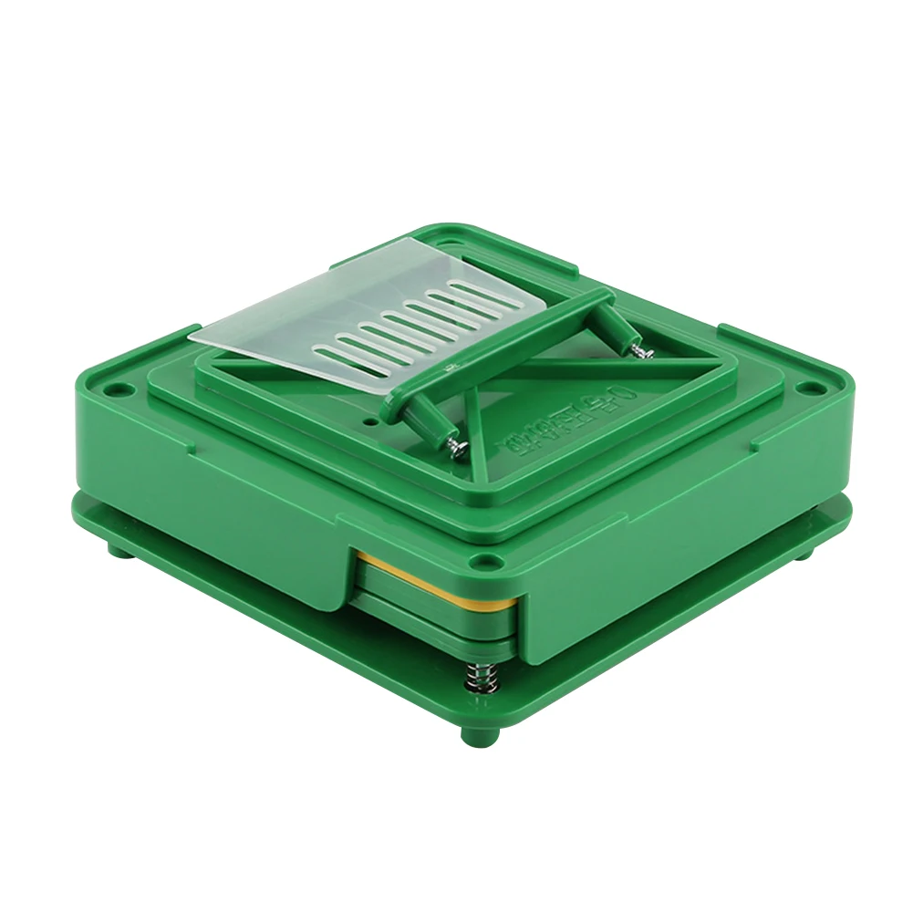 100 Holes Powder Pharmaceutical Manual Flate Tool Food Grade ABS DIY Board Dispensers Encapsulator Capsule Filling Machine Fast - Цвет: Dark Green