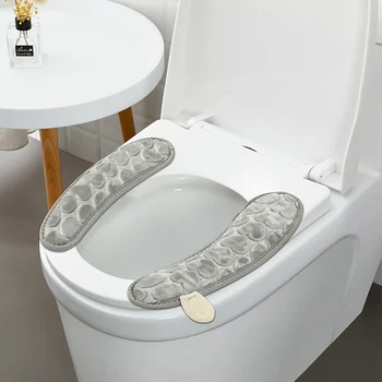 

Warm Soft Washable Toilet Seat Cover Mat Heart Shape Toiletseat Coverfor Home Decor Closestool Mat Seat Case Toilet Lid Cover