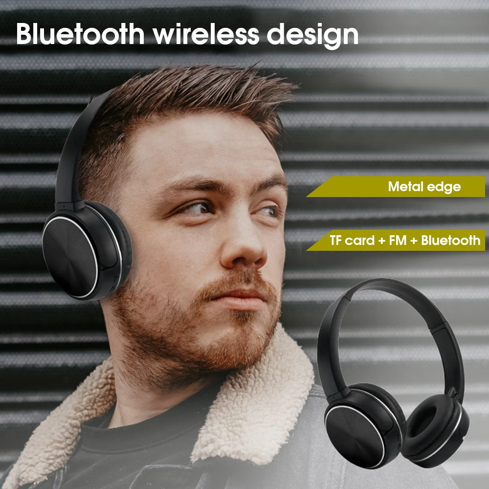 MS-K2 Bluetooth наушники беспроводные V5.0 HIFI стерео шум Conceling портативные складывающиеся наушники для телефонов Поддержка TF карты