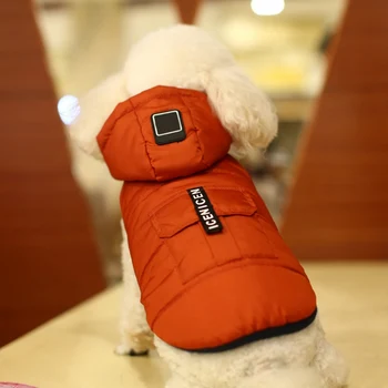

5 Size Pet Dog Coat Winter Warm Small Dog Clothes For Chihuahua Soft Hood Puppy Jacket Clothing S-XXL New