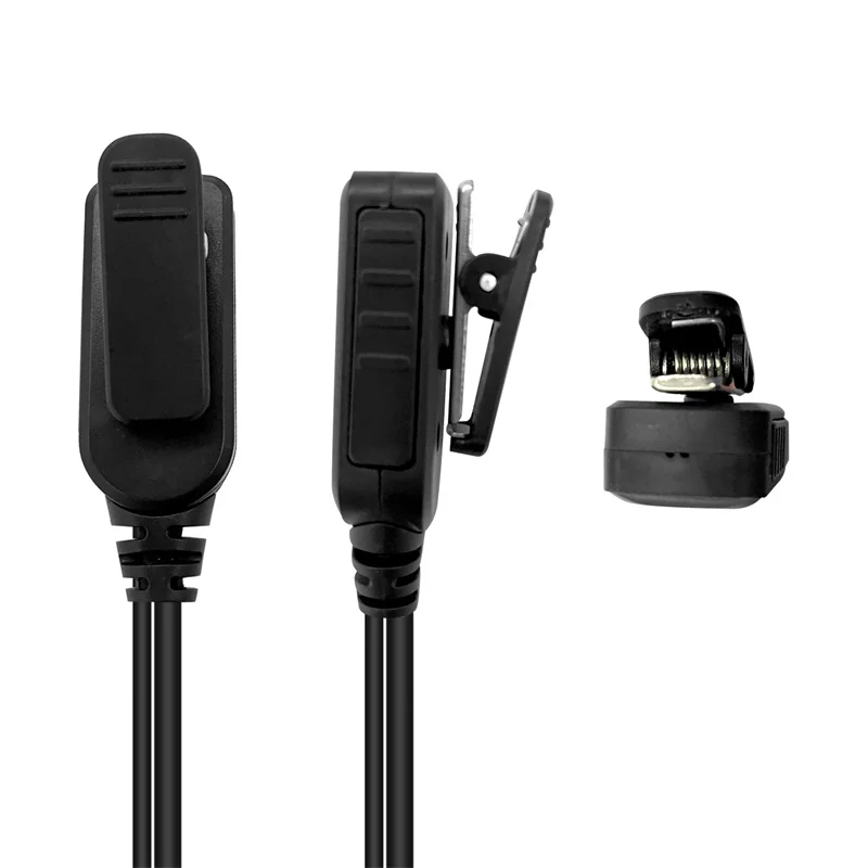 MTH800 Walkie Talkie Earpiece Headset with Mic,Compatible with 1 Pin Motorola,MTH850 MTP850,MTH650,MTH600 Radio, Kevlar Material