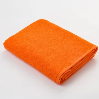 

Terry towel "Save and I", size 70x130 cm, orange