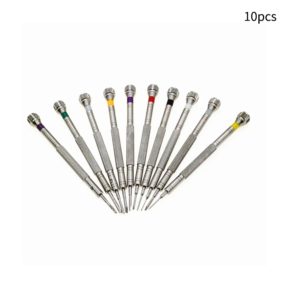 

10pcs Pin Remover Steel Flat Blade Watch Repair Screwdriver Set Practical Mini Accessories Portable Watchmaker Tools Slotted
