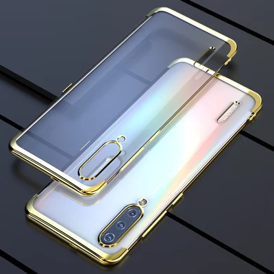 gold Чехол для xiaomi mi A3, мягкий тонкий чехол из ТПУ с прозрачным покрытием, защитный чехол для xiaomi mi a3 lite mi a3, чехол для телефона - Цвет: gold