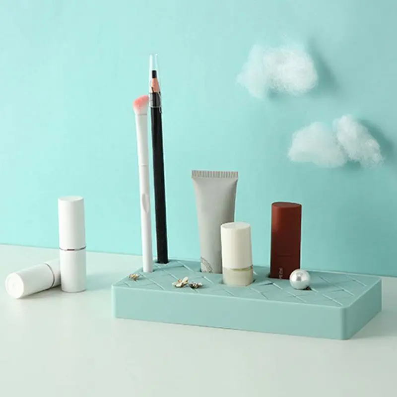 Premium Offer of  36 Grid Silicone Lipstick Storage Box Makeup Organizer Cosmetic Display Stand E65B