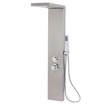 

Bathroom Shower Set Stainless Steel Elegant Bathroom Shower Head Kit Shower Panel Set Bathroom Accessories Bathroom Supplies
