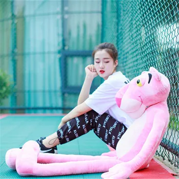 

1PC High Quality Big Size Baby Toys Plaything Cute Naughty Pink Panther Plush Stuffed Doll Toy Home Decor 60/80/110/130CM