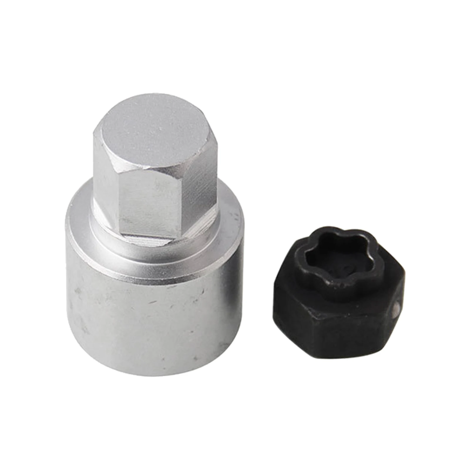 Automotive Locking Wheel Bolt Nut Removal Key with Adapter for 1 2 3 Vehicles