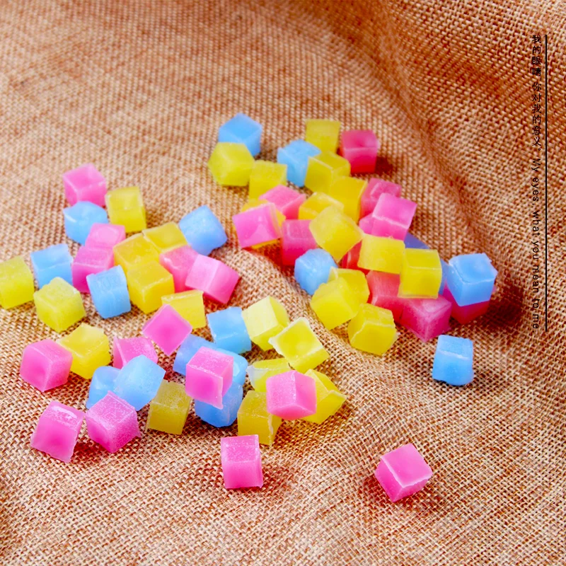 Christmas Block Mould Manual Candle Diy Material Fittings with Small Block Mould Multicolor Candle Accessories Home Decor