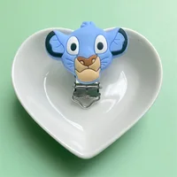 3pcs Lion Silicone Pacifier Clip