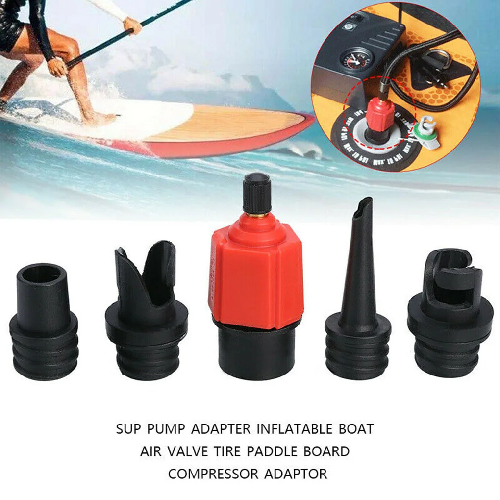 Kayak Inflatable Boat SUP Pump Adapter Air Valve Adaptor Connector Pumping J3T3