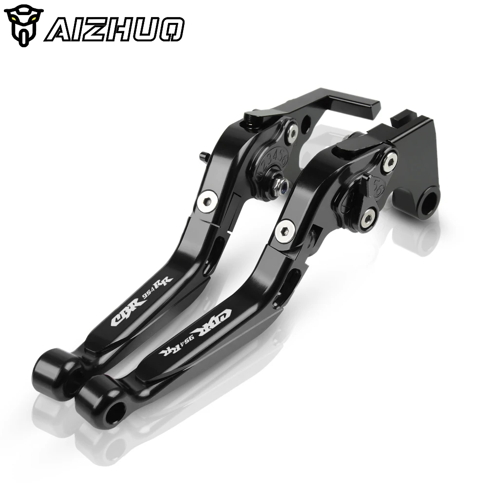 CBR954RR CNC алюминиевые аксессуары для мотоциклов Рычаги Тормозная система сцепления для Honda CBR954RR CBR 954 RR CBR954 RR 954RR 2002 2003 - Цвет: C