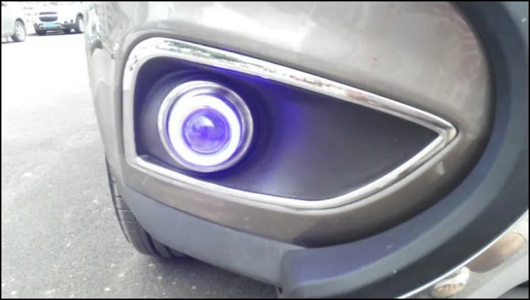EeMrke Стайлинг автомобиля светодиодные DRL ангельские глазки для Hyundai ix35 ix 35