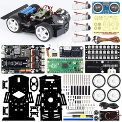 SUNFOUNDER Raspberry Pi Pico Robot Kit de coche abierto fuente MicroPython... Control de App