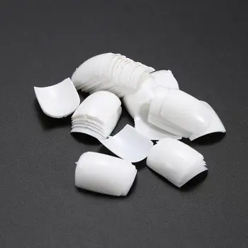 

500Pcs False Fake Artificial Toe Nails Tips Beauty Accessories Salon Fake Glossy Toenail DIY Tips Full Cover Toenails Manicure