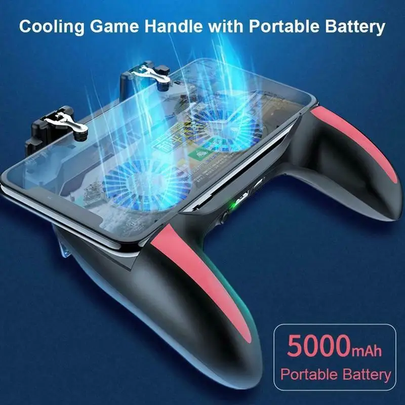 Cellphone Game Gamepad Joystick Free fire For PUBG Controller Bank Game For PUBG Trigger Cooler Power 5000mAh Pad Mobile Fa I3V8 Cellphone Game Gamepad Joystick Free fire For PUBG Controller Bank Game For PUBG Trigger Cooler Power 5000mAh Pad Mobile Fa I3V8