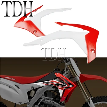 

Dirt Bike Bodywork Radiator Shroud Motocross Front Tank Side Panel Cover Fairing Protector for Honda CRF250R 14-17 CRF450R 13-16