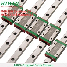 HIWIN MGN12H каретки линейный слайдер блок 5 шт.+ MGNR12C линейные рельсы 400 мм 5 шт. 3d принтер рельсы