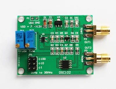 Бесплатная доставка 1KHz to 210MHz Регулируемый RF Генератор Модуль датчика|Датчик ABS| |