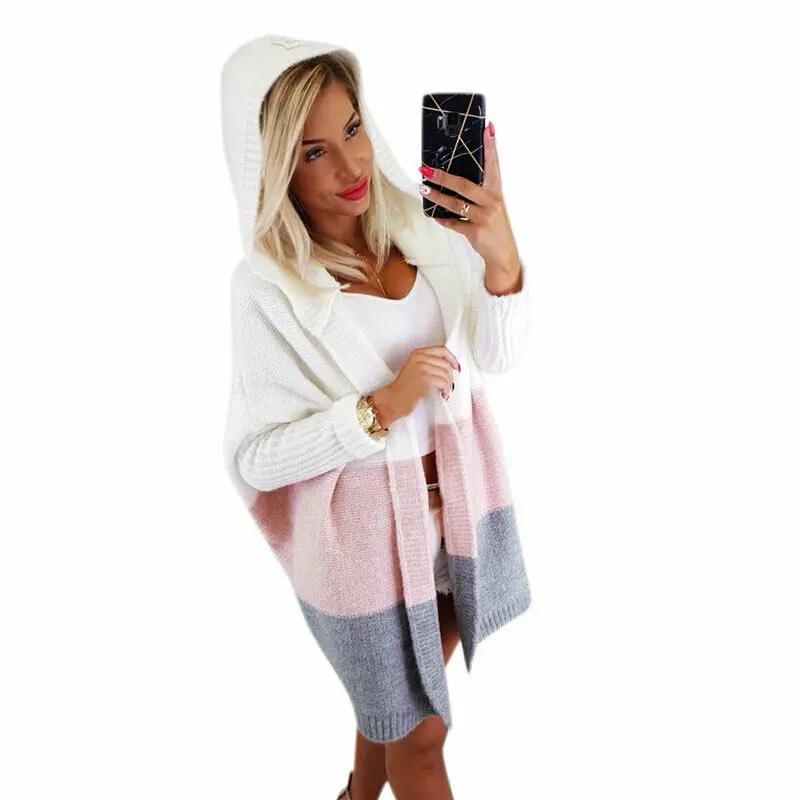 

New Autumn Winter Sweater Women Knitwear Cardigans Coat Baggy Knitted Long Sleeve Sweater Tops