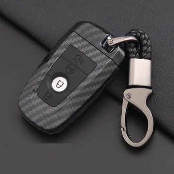 

ABS Carbon Car Key Cover Key case For Ford Mondeo Fusion F150 Mustang Explorer Edge Ecosport F-150 F-250