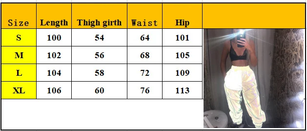Блестящие Светоотражающие брюки женские брюки для бега эластичные танцевальные шоу вечерние светящиеся брюки для женщин уличный хип хоп спортивные брюки