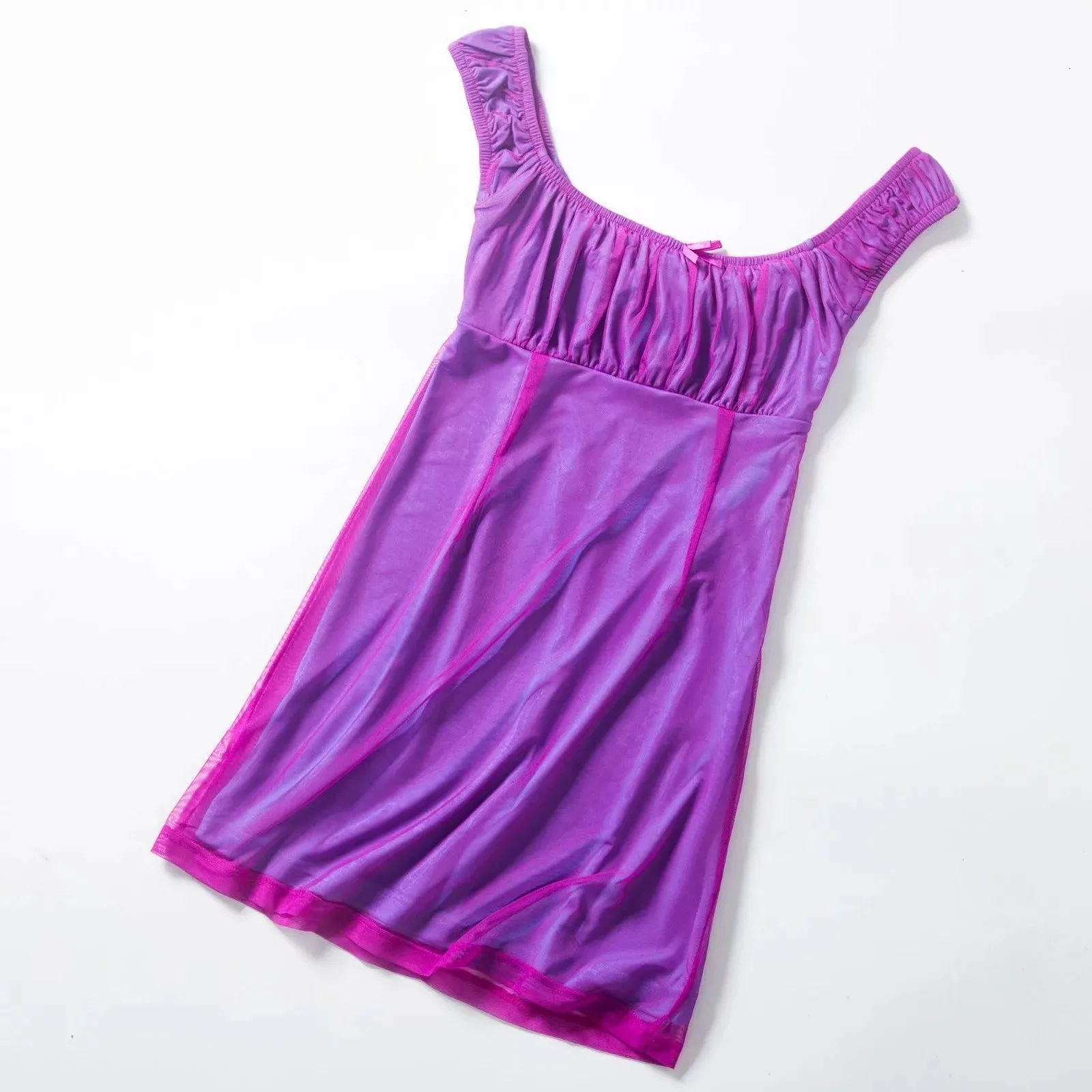 Сексуальное Фиолетовое Сетчатое мини-платье с открытыми плечами, женское облегающее платье с высокой талией и вырезом лодочкой, облегающие вечерние платья
