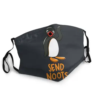 

Send Noots Pingu Reusable Mouth Face Mask Printed Penguin Series Anti Haze Dust Protection Mask Respirator Mouth Muffle