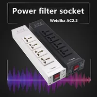Power Filter Audio Noise Purifier Socket 1500W 10A Lightning Protection Power Universal socket 1