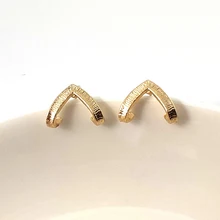 ZG модные новые серьги v-образные карманные шпильки ушные крючки от производителя серьги для женщин