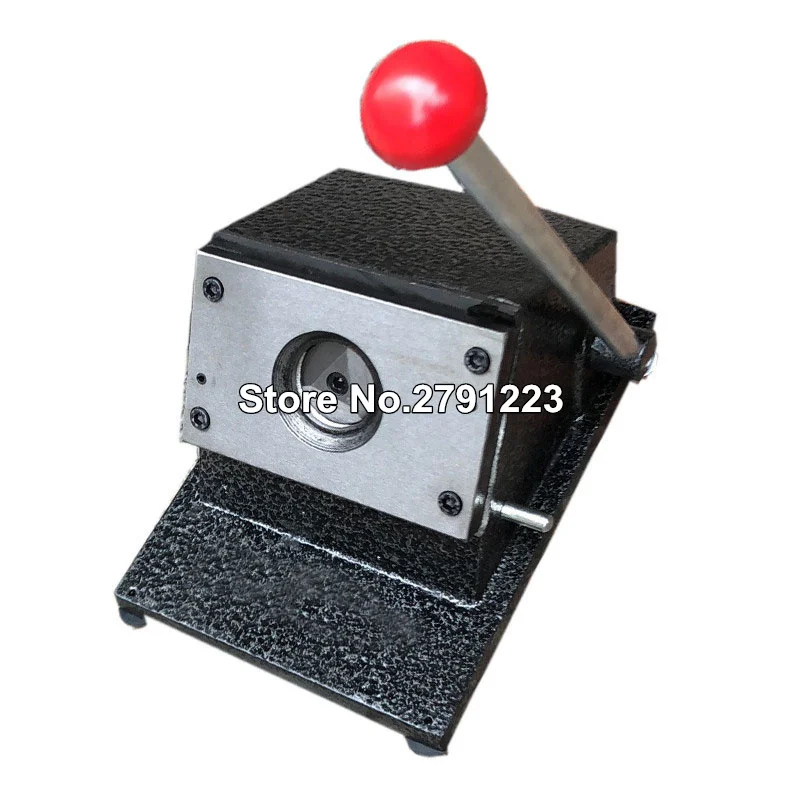 Desktop Manual 20mm 25mm 30mm 45mm 54mm Paper Graphic Punch Die Cutter DIY Button Maker Round Badge Cutter Card Cutting Machine