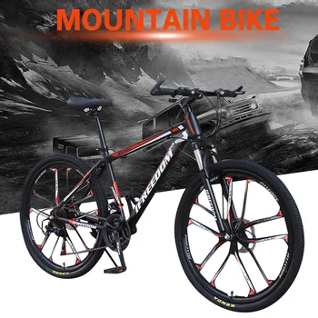 

Mountain Bike Adult Student 26-inch steel 21-speed Bicycles Dual V-brakes Variable Speed Road Bikes Racing Bicycle BMX Bike