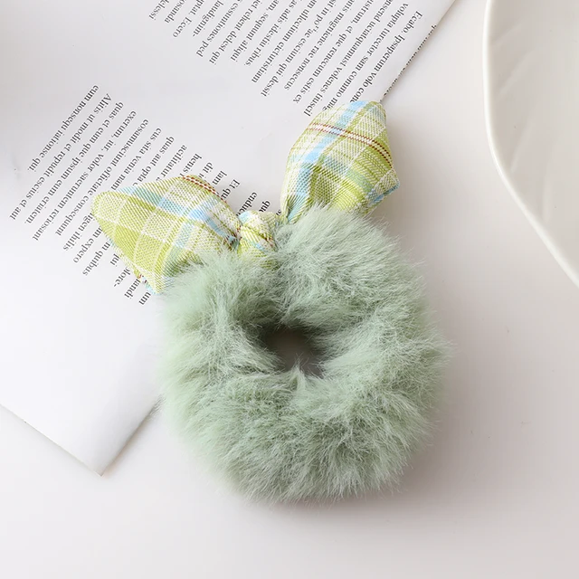 New Cute animal rabbit ear hair ring female rubber band elastic hair bands Korean headwear children hair Accessories ornaments style-2
