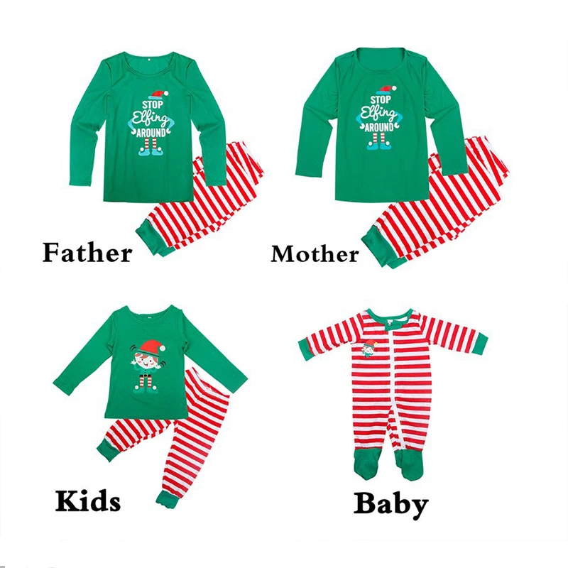 Одинаковые пижамы для всей семьи комплект рождественской одежды для всей семьи, футболки для маленьких мальчиков и девочек, одежда для сна