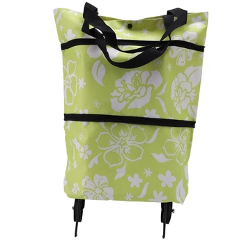 

Foldable Shopping Cart Luggage Travel Bag Wheeled Trolley Car Home Practical Accessories Storage Box